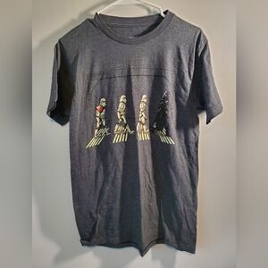 Star Wars Gray Abby Road Beetles Inspired Size Small Tee